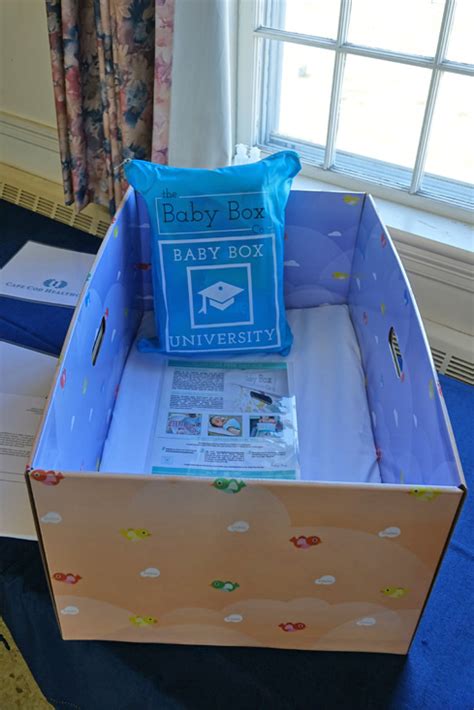 how to become a baby box distributing site|baby box on dresser.